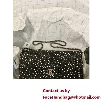 Chanel Strass, Crystal Pearls  &  Ruthenium-Finish Metal Evening Clutch Bag AS4372 2023